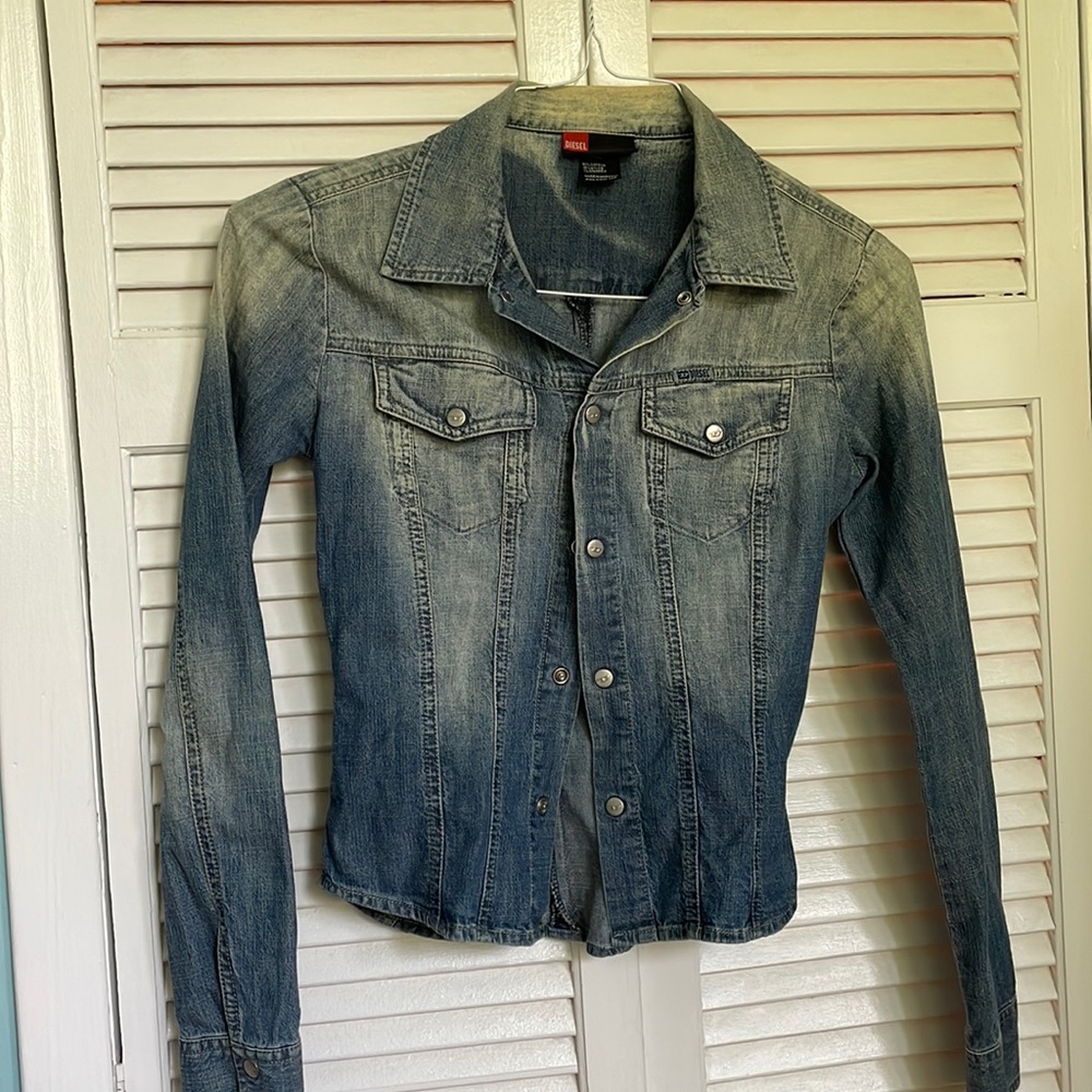 Vintage Faded Diesel Jean Jacket